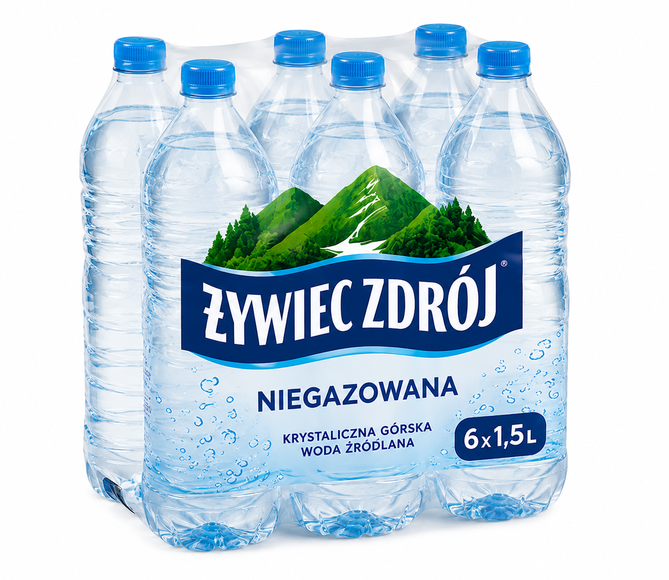 Woda Żywiec Niegazowana 1,5L — 6-pak (zgrzewka)