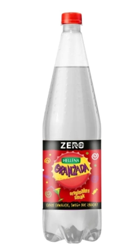Helena Biała Oranżada Zero  — zgrzewka 6 x 1,25L