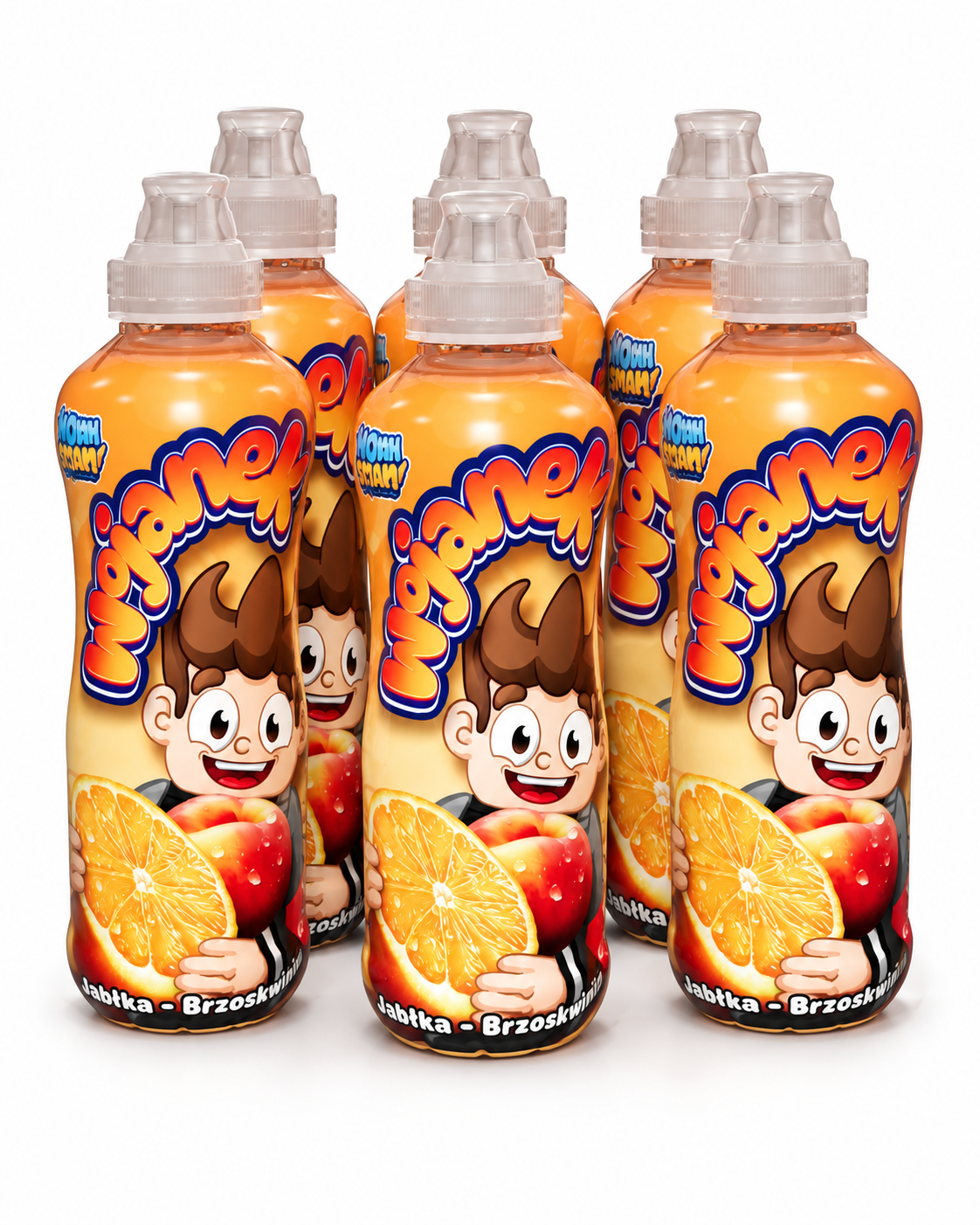 Napój Wojanek pomarańcza-brzoskwinia 6 x 500 ml