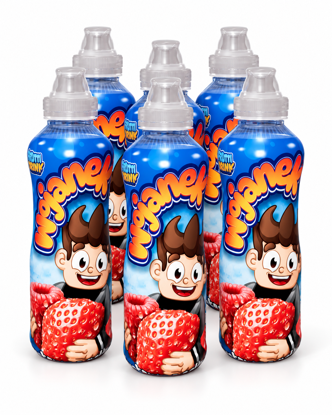 Napój Wojanek truskawka-malina 6x500 ml