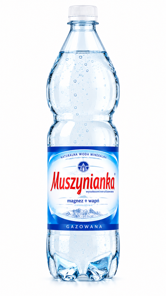 Woda Muszynianka Gazowana 1,5l zgrzewka 6 szt