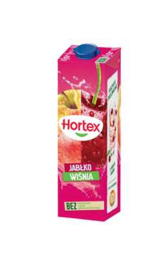 Napój Hortex Jabłko-Wiśnia 1 l