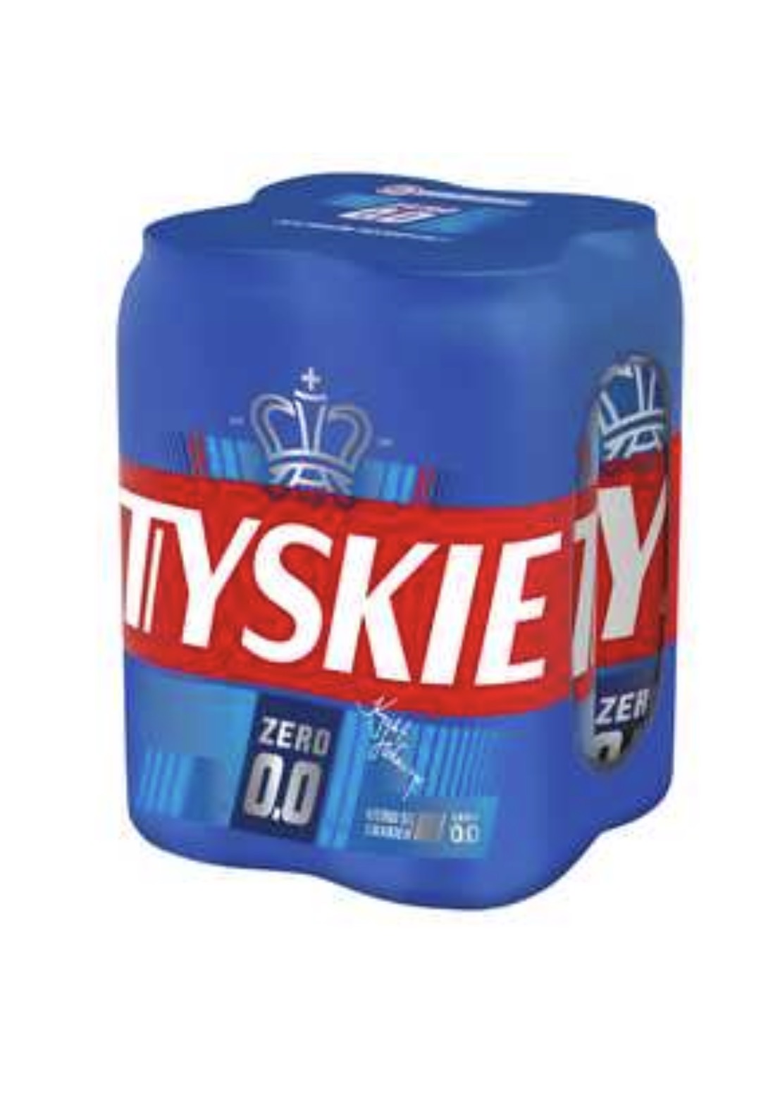Piwo Tyskie 0% 4×0,5 l puszka