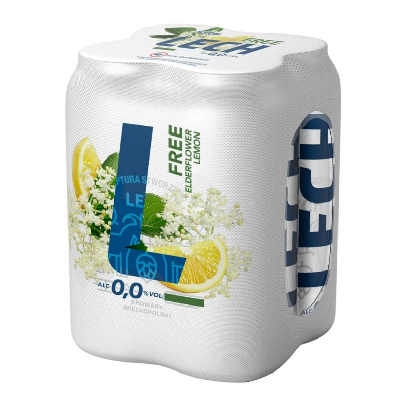 Piwo Lech Free Elderflower 4×0,5 l puszka