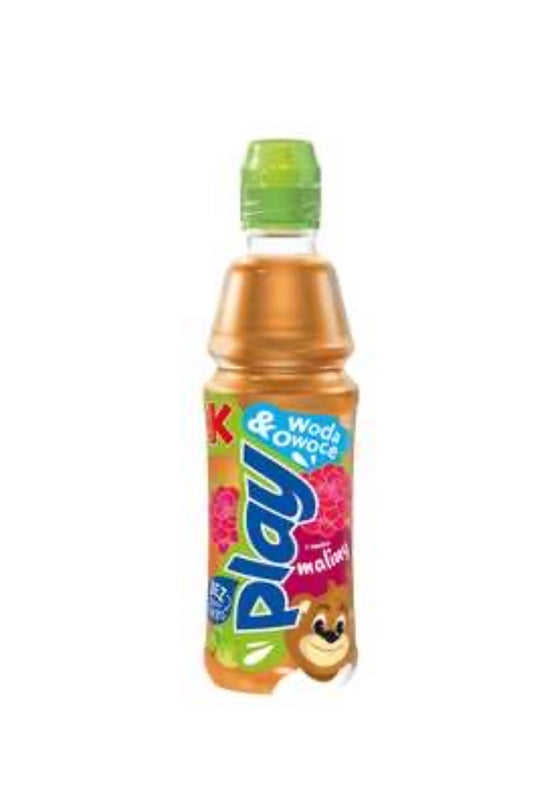 Kubuś Play H2O Jabłko-Malina 0,4 l PET