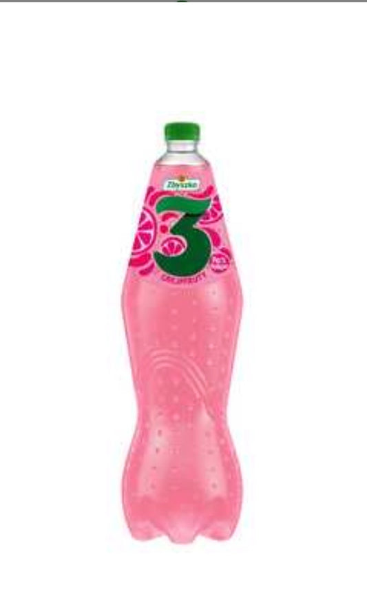 Napój Zbyszko 3 Grejpfrut Gazowany 1,75 l PET