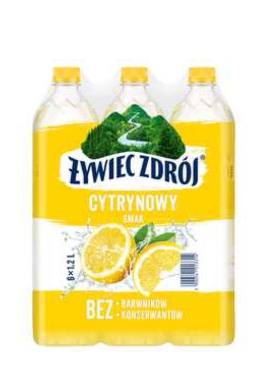Żywiec Zdrój z Nutą Cytryny 20% soku 1,2 l PET