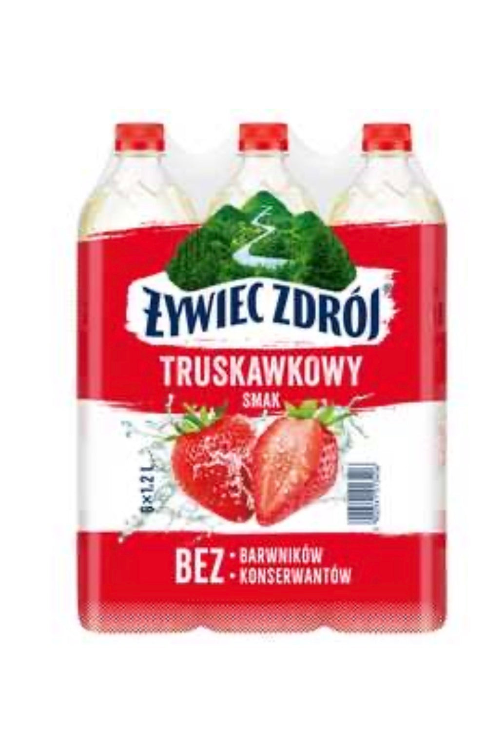 Żywiec Zdrój z Nutą Truskawki 20% soku 1,2 l PET