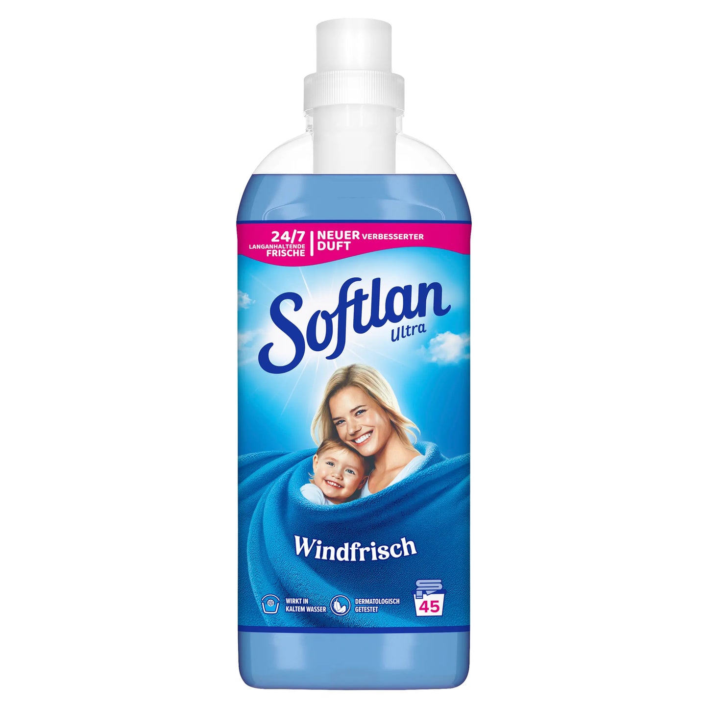 Softlan Ultra Niebieski Płyn do Płukania 1L